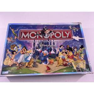 Disney Edition Monopoly Board Game Family Night Collectible Complete Rare